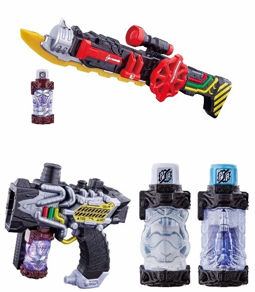 KAMEN RIDER BUILD DX Steam Blade & DX Transteam Gun & Rocket Panda Full