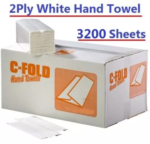 Z Fold White Paper Hand Towels 2 Ply 2400 Tissue Paper Towel C Fold V Fold