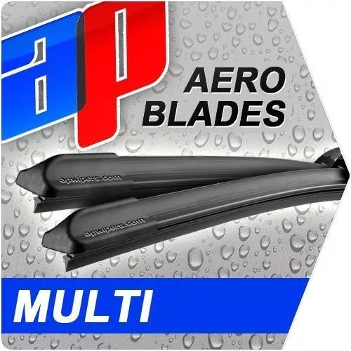 for BMW 3 SERIES SALOON 1998-05 (E46) AeroFlat Multi Adapter Wipers 23/20in