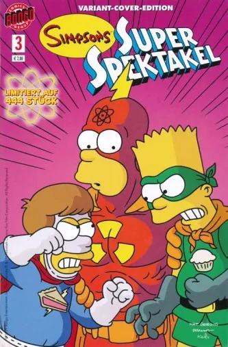 SIMPSONS SUPER SPEKTAKEL #3 (deutsch) VARIANT-COVER-EDITION lim. 444 Ex  München