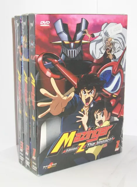 Mazinger Edition Z The Impact Mazinga Z Serie Completa 3 Box Dvd Sigillati New