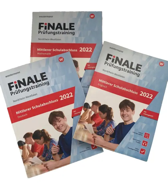 Finale Prüfungstraining Mittlerer Schulabschluss Engl/Mathe/Deutsch 2022