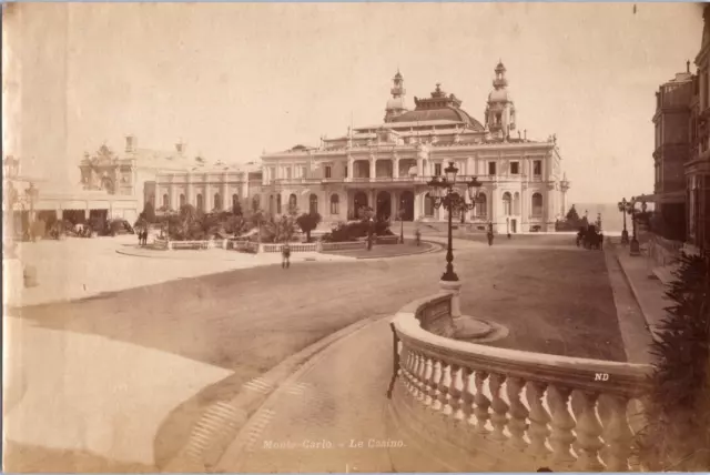 Monaco, Monte Carlo, le Casino, Vintage albumen print, ca.1880 Tirage vintage, l