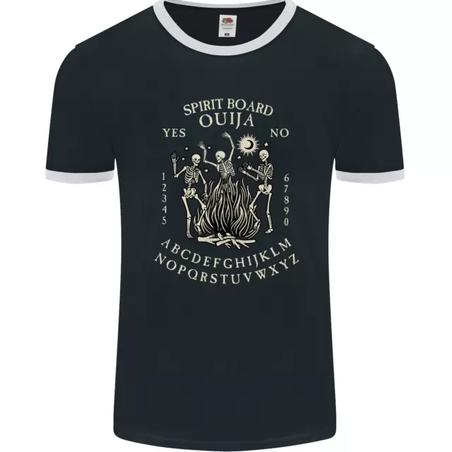 Ouija Spirit Board Halloween Dämonen Geister Herren Ringer T-Shirt FotL