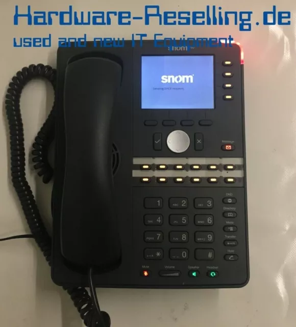 Snom 760 Business Jeu Voip IP - Téléphone Noir USB Sip Sraps Vlan Poe