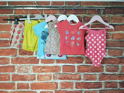 Girls Bundle Aged 9-12 Months Next Mothercare Etc Shorts T-Shirt Swim Suit 80Cm