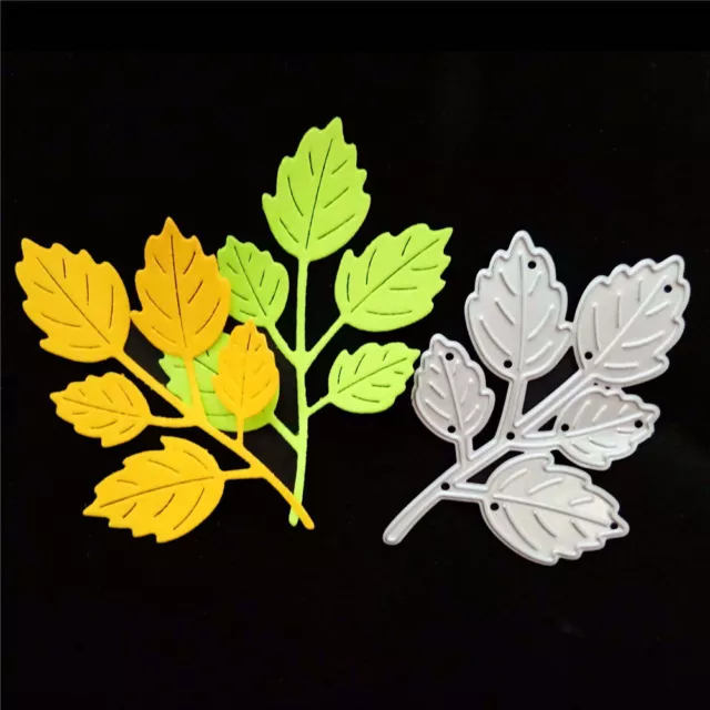 1pc Delicate leaf  Metal Cutting Dies DIY Scrapbooking Paper Cards Crafts*7H