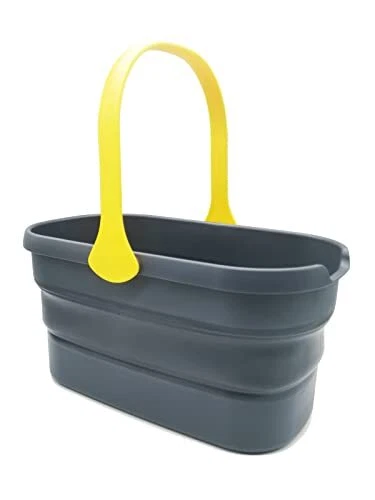 Collapsible Bucket 12L/3.2 Gallon-Mop Bucket w/ Handle,Storage Bucket for Picnic