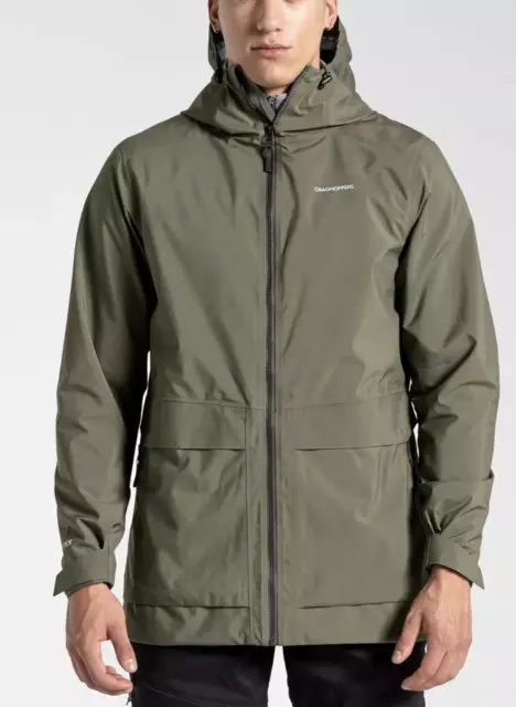 Craghoppers Jacket Mens Toledo' Gore-Tex Waterproof Hooded      R7