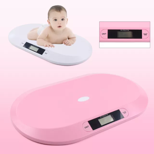 20Kg Babywaage Kinderwaage Stillwaage Waage Neugeborene Tierwaage digital LCD DE