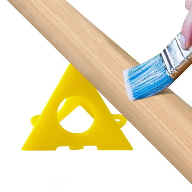 10 pz Pad di vernice mini supporto triangolare staffa spray per falegname lavorazione del legno
