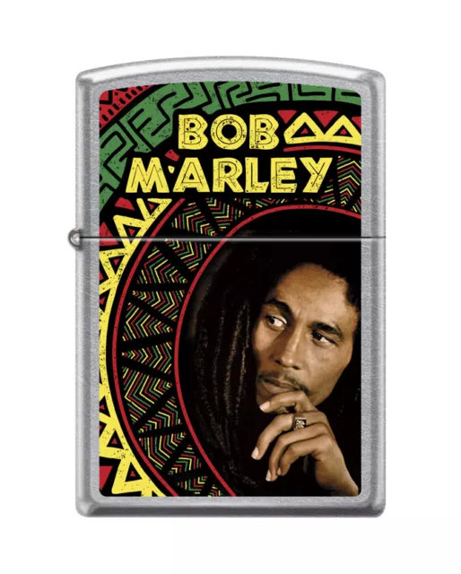 Zippo 3921,  "Bob Marley" Street Chrome Finish Lighter