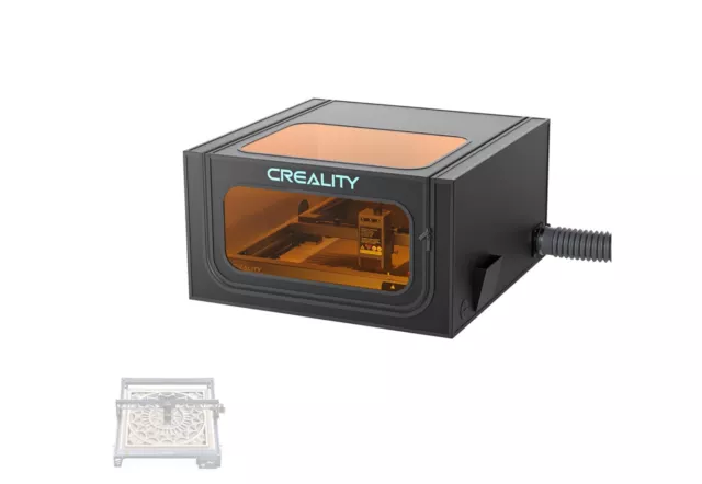 Creality Upgraded Laser Engraver Enclosure Pro, Fireproof and Dustproof Protecti