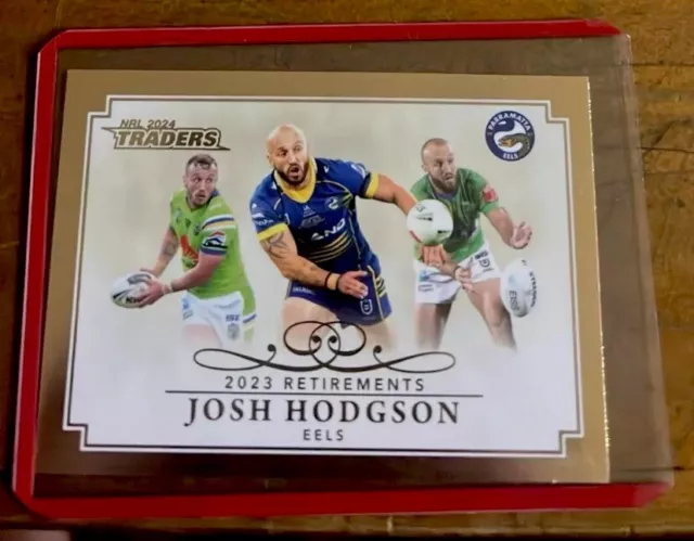 2024 Nrl Traders '2023 Retirements' R06/15 Josh Hodgson - Eels