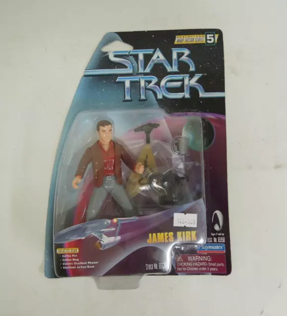 1998 Star Trek Warp Factor Series 5 James Kirk Action Figure by Playmates