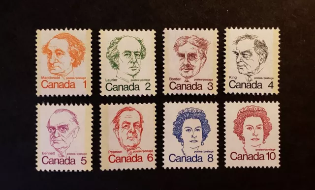 Stamps Canada Mint: Caricature set complete 1c-10c QEll VF MNH