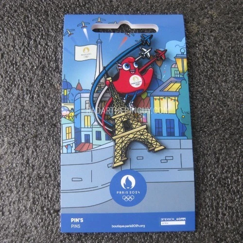 2024 PARIS SUMMER Olympic Mascot Eiffel Tower Pin 24.95 PicClick