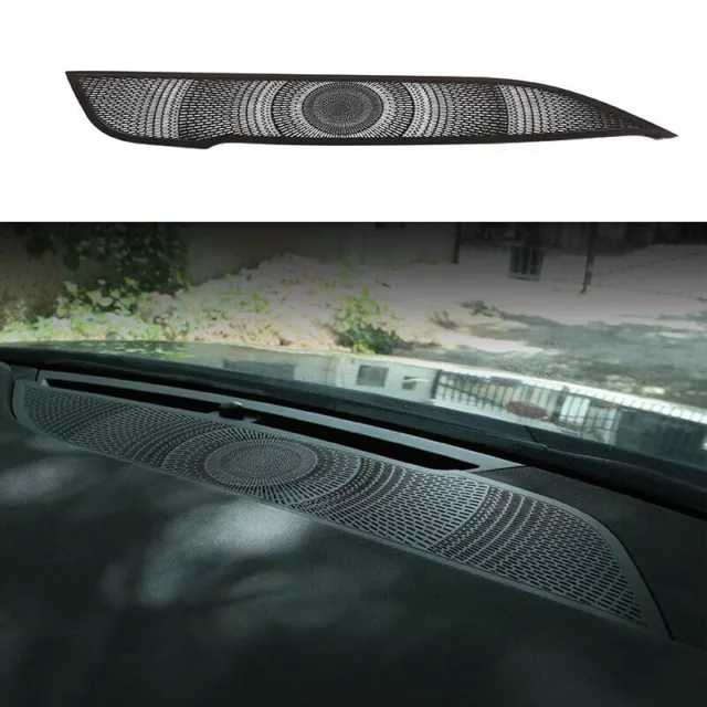 For Land Rover Evoque 2020-2024 Black Aluminum Console Dashboard Horn Cover Trim