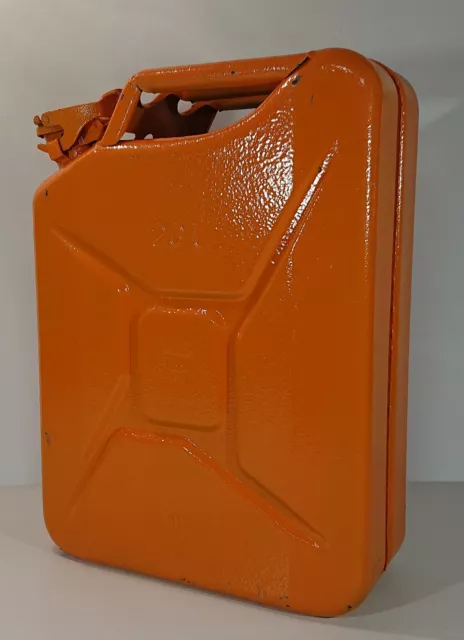 Bidon d'essence RACETECH remplissage rapide 15L translucide/orange