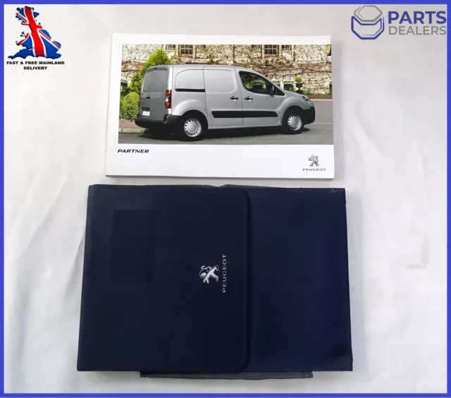 Genuine Peugeot Partner 2012-2015 Handbook Owners Manual Wallet Pack.