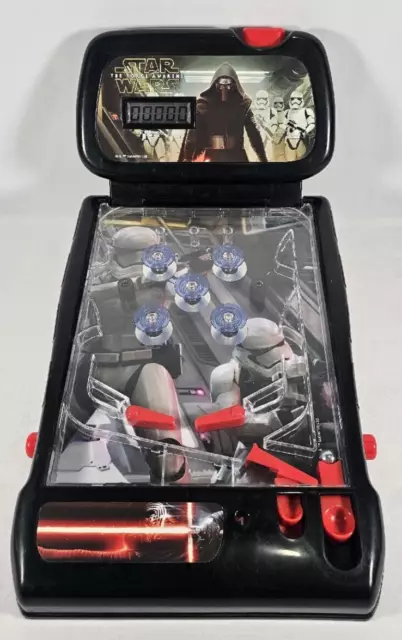 Star Wars Table Top Pinball "The Force Awakens" TESTED WORKS LIGHTS AND SOUNDS