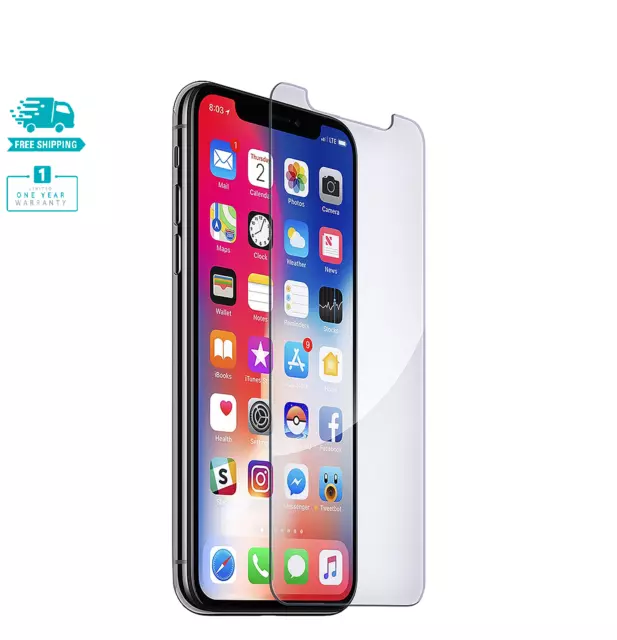 For iPhone 11 Pro/XS/X Premium Tempered Glass Screen Protector Overtime