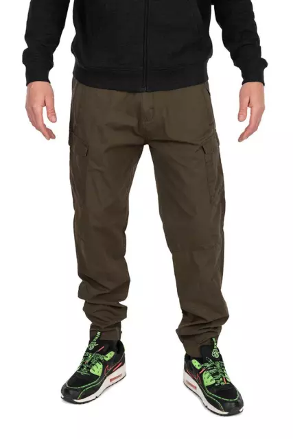 Fox Collection Light Weight Cargo Trouser Green & Black / Carp Fishing Clothing