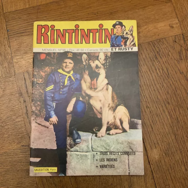 SAGEDITION   RINTINTIN   mensuel   N° 96  de 1978