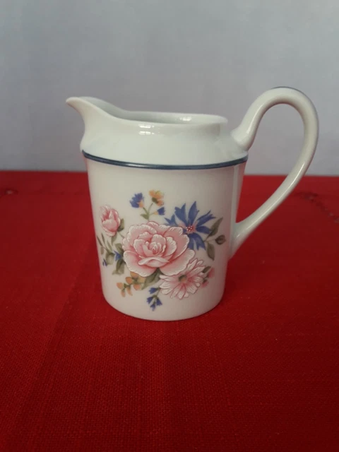 Pot à Lait Ancien En Porcelaine De Limoges, Décor Floral, Fabrication Française