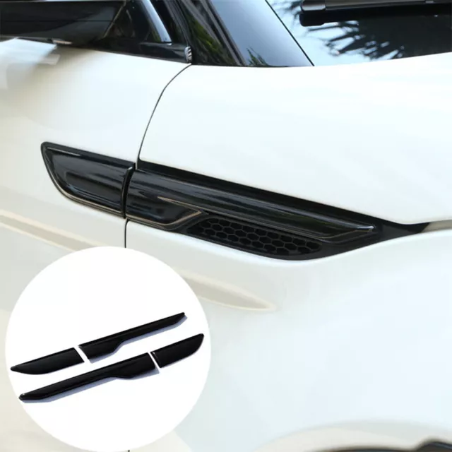 For Land Rover Range Rover Evoque Black Fender Side Air Vent Cover Trim 2012-18