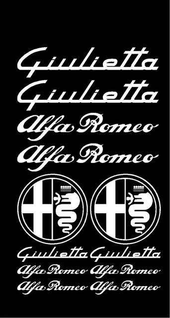 Adesivo Tetto Alfa Romeo Racing | Per Giulietta, 147, Mito | Bianco, Codice BR-BODYWH00020 - Foto 4