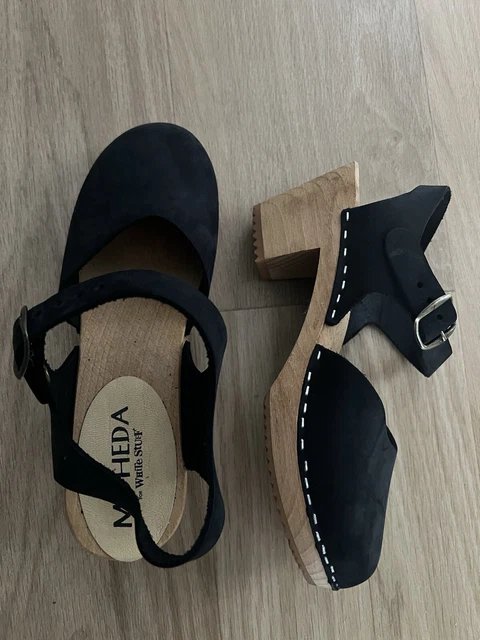 MOHEDA BETTY FLEX Swedish Clogs Sandals Mustard Yellow Cottagecore Boho UK4 EU37 39.99 PicClick UK