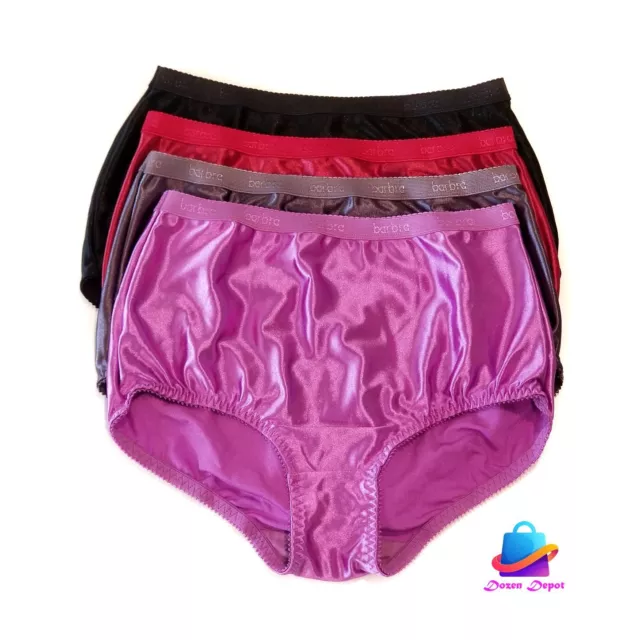 Barbra Women's Multi-Pack High Waist Cool Feel Brief Underwear Panties  Small-5XL