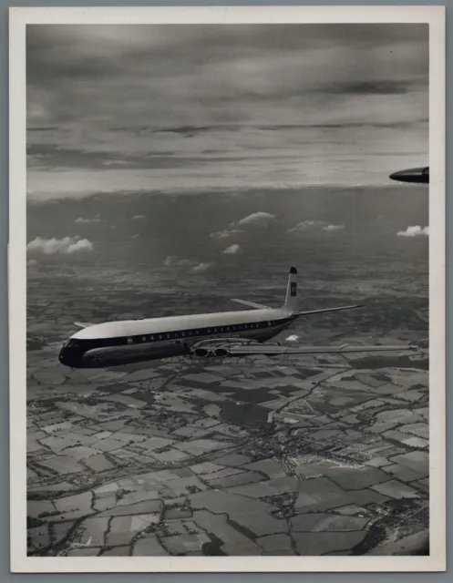 Bea British European Airways De Havilland Comet 4B Vintage Manufacturers Photo 3