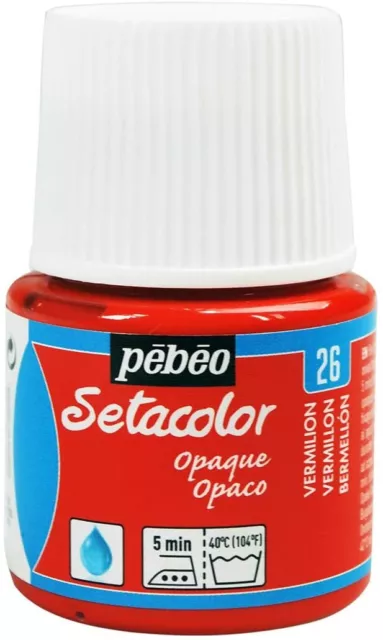 Pebeo Setacolor - Colore per Tessuti Opaco, 45 ml 2