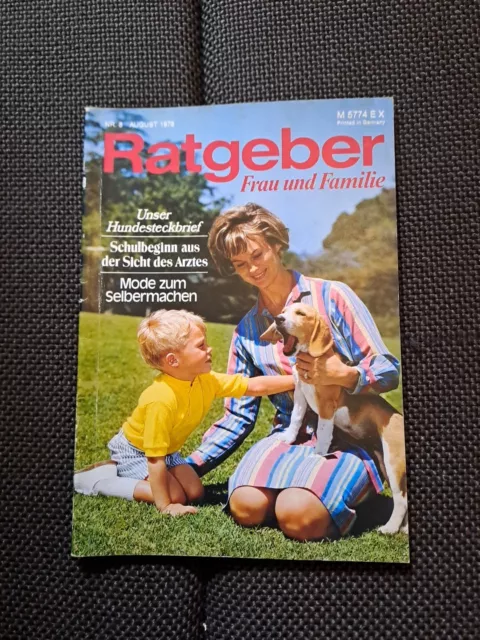 Ratgeber für Frau und Familie - Heft Nr. 8 - August 1978