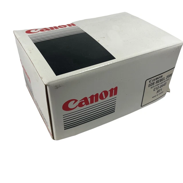 EMPTY BOX ONLY for EOS Rebel 2000 C12-8443  RT1 Marked Refurbished