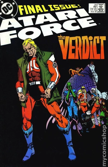 Atari Force #20 FN+ 6.5 1985 Stock Image