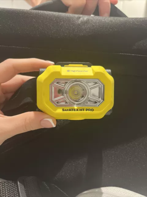 NightSearcher - SafATEX Sigma HT Pro Head Torch - 220 Lumens - 100 Metre Beam