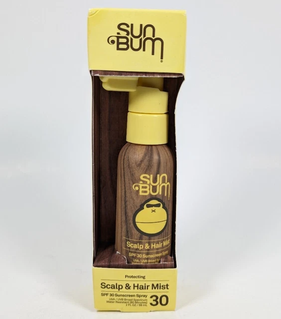 SUN BUM SCALP & Hair Mist SPF 30 Sunscreen Spray 2 fl oz Exp 08/24 or