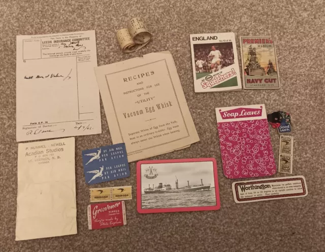 Ephemera Small Job Lot