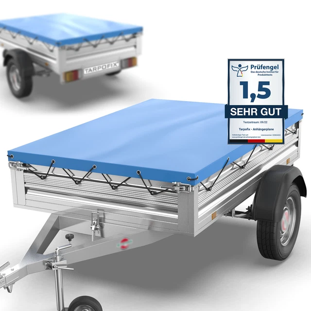 Anhängerplane Aus PVC - Wasserdicht & Robust Für Transporte Bis 750 Kg