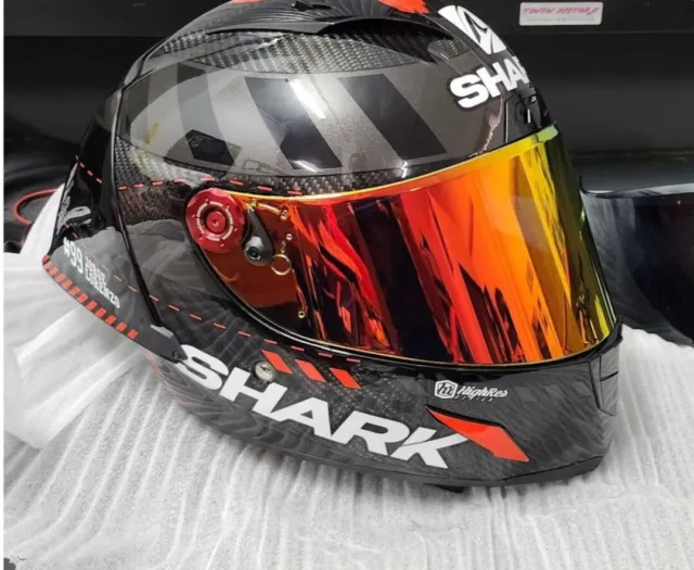 SHARK Race R PRO GP Visor Gold Red / 15 Day Delivery