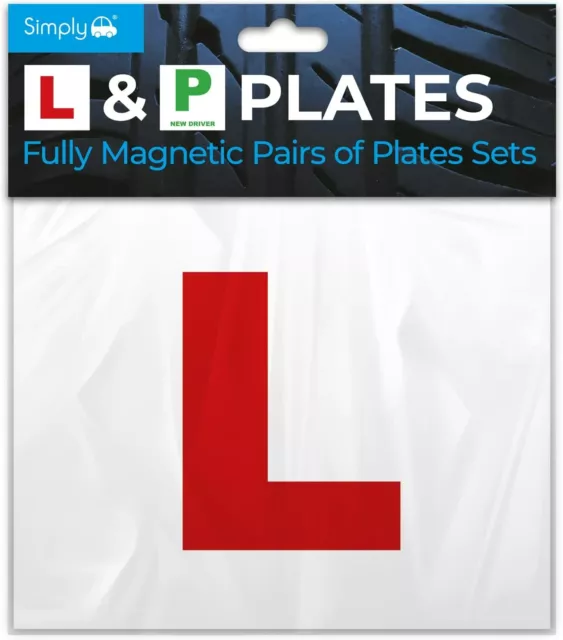 Full Magnetic Car Vehicle Motorbike Learner Driver & Just Passed L & P Plates