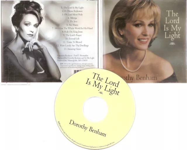 Dorothy Benham – The Lord Is My Light CD Nice!  #0222JY