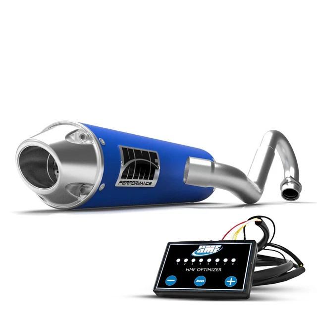 HMF Yamaha YFZ 450R Full Exhaust Candy Blue w/Euro + EFI (09-23)