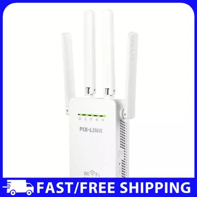 PIXLINK 300Mbps WR09 Wireless WIFI Router WIFI Network Repeater Booster (AU