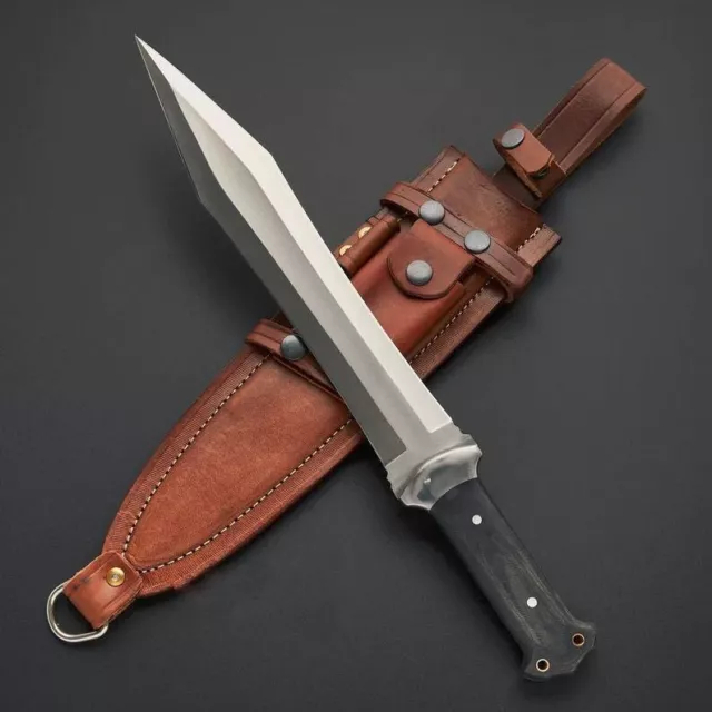 Brand New Hand Forged Stainless Steel Short Sword Double Edge For Anniversary