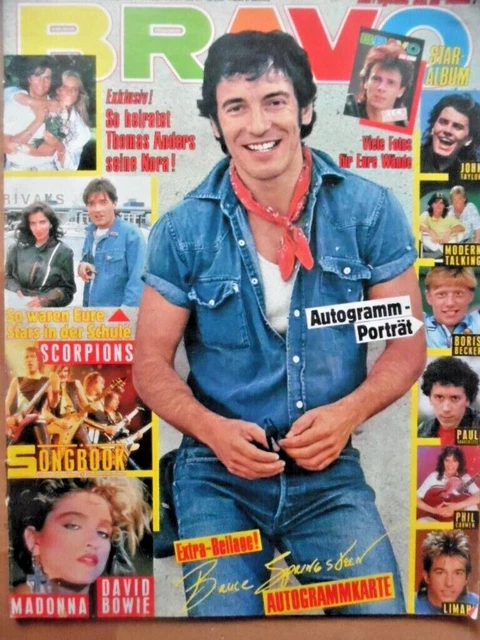 BRAVO 31- 1985 B Springsteen Rick Duran Nena ZZ Deep Purpel Bowie Madonna Limahl