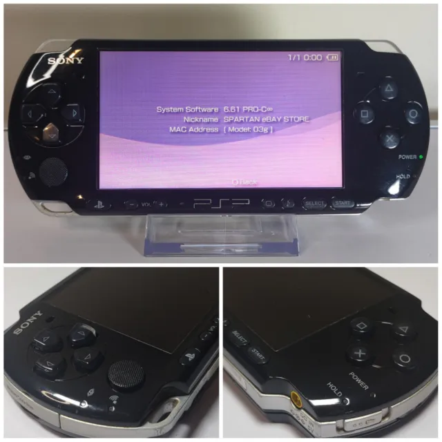 Sony PSP 3000 Console - With Battery & Custom Firmware - Tested Working